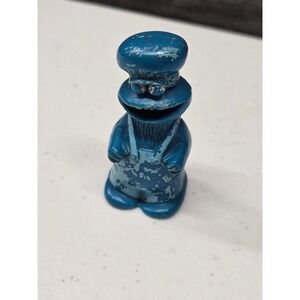 Vintage Cookie Monster Sesame Street PVC Figure Muppets Inc Baker Blue Toy 2in